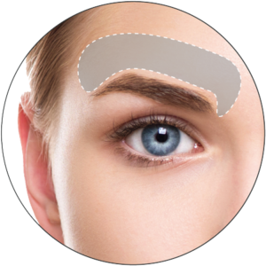 3D treatment targeting the brows